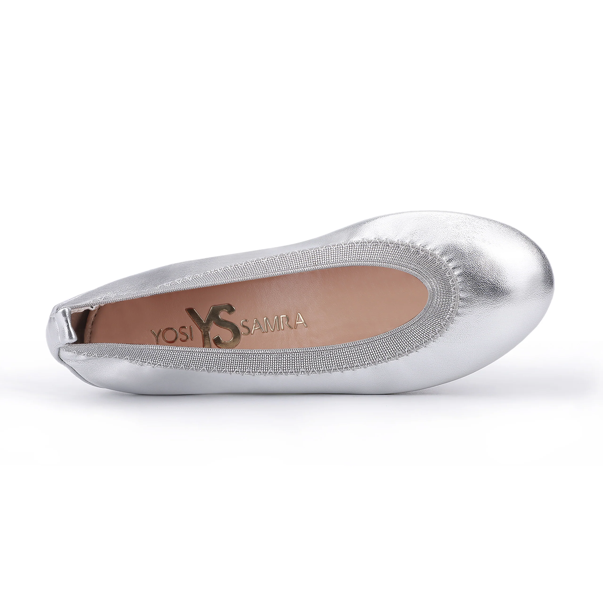Miss Samara Ballet Flat in Silver - Kids - Image 3