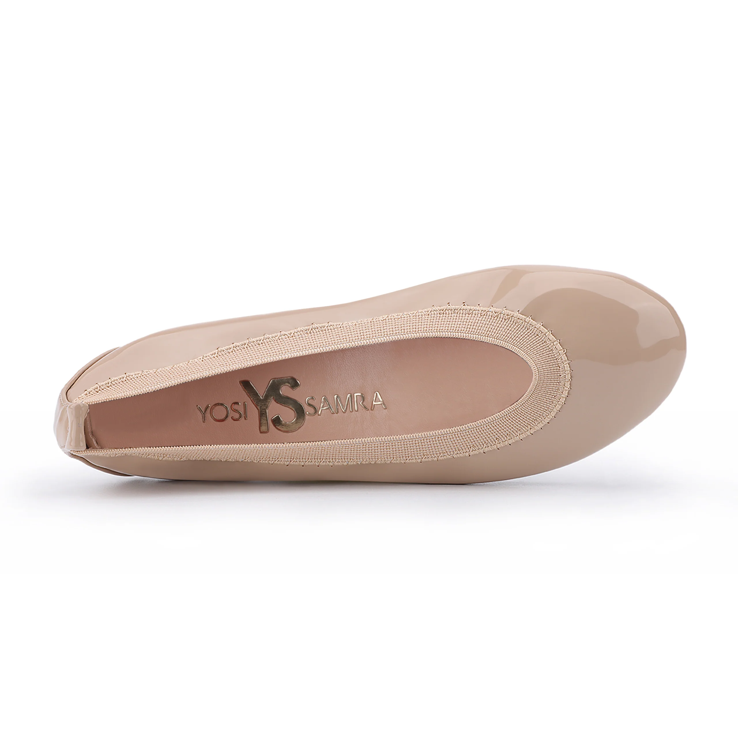 Miss Samara Ballet Flat in Blush Patent - Kids - Image 3