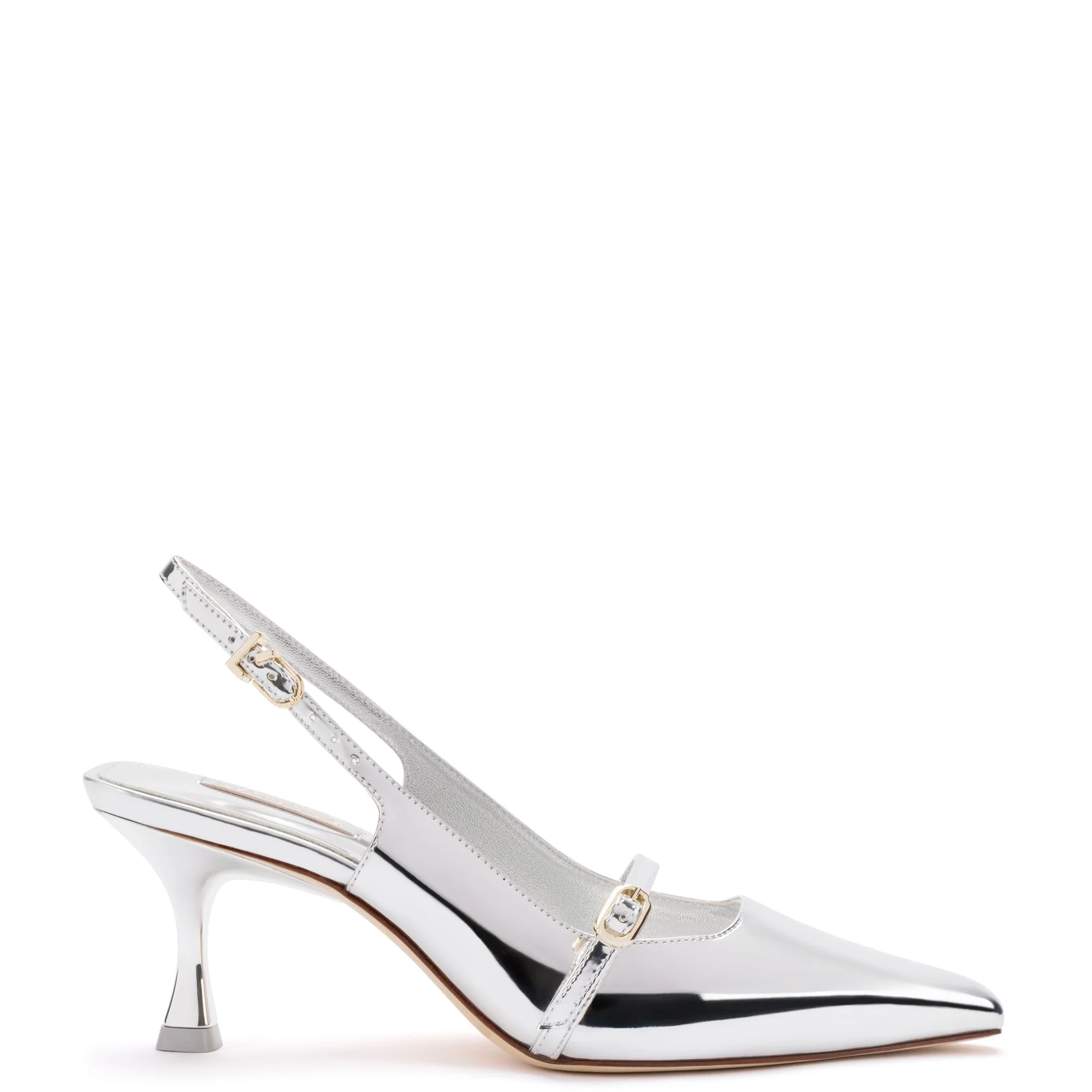 Ines Pump In Silver Specchio - Image 2