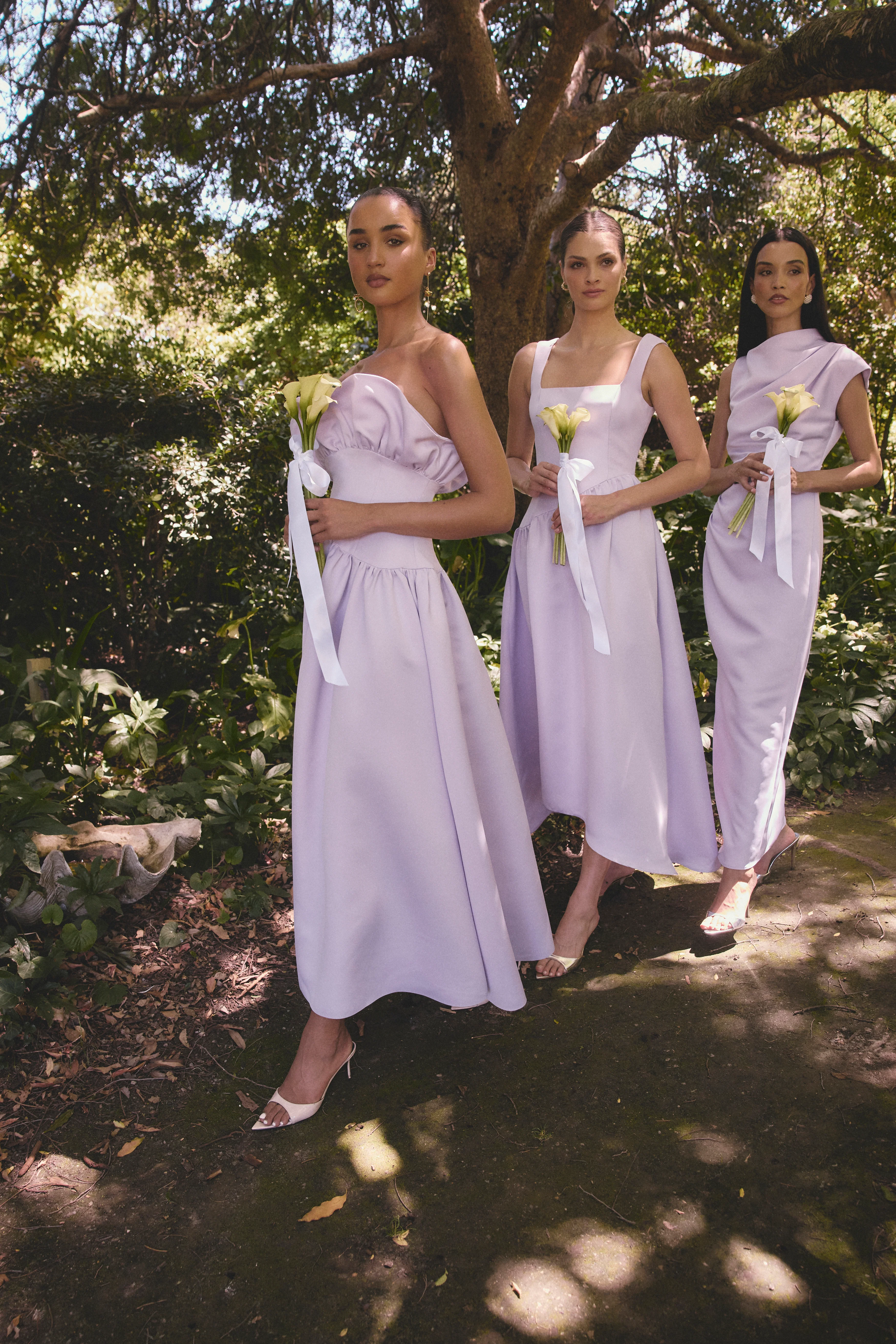 Ruelle A-Line Maxi Dress in Lilac - Image 14