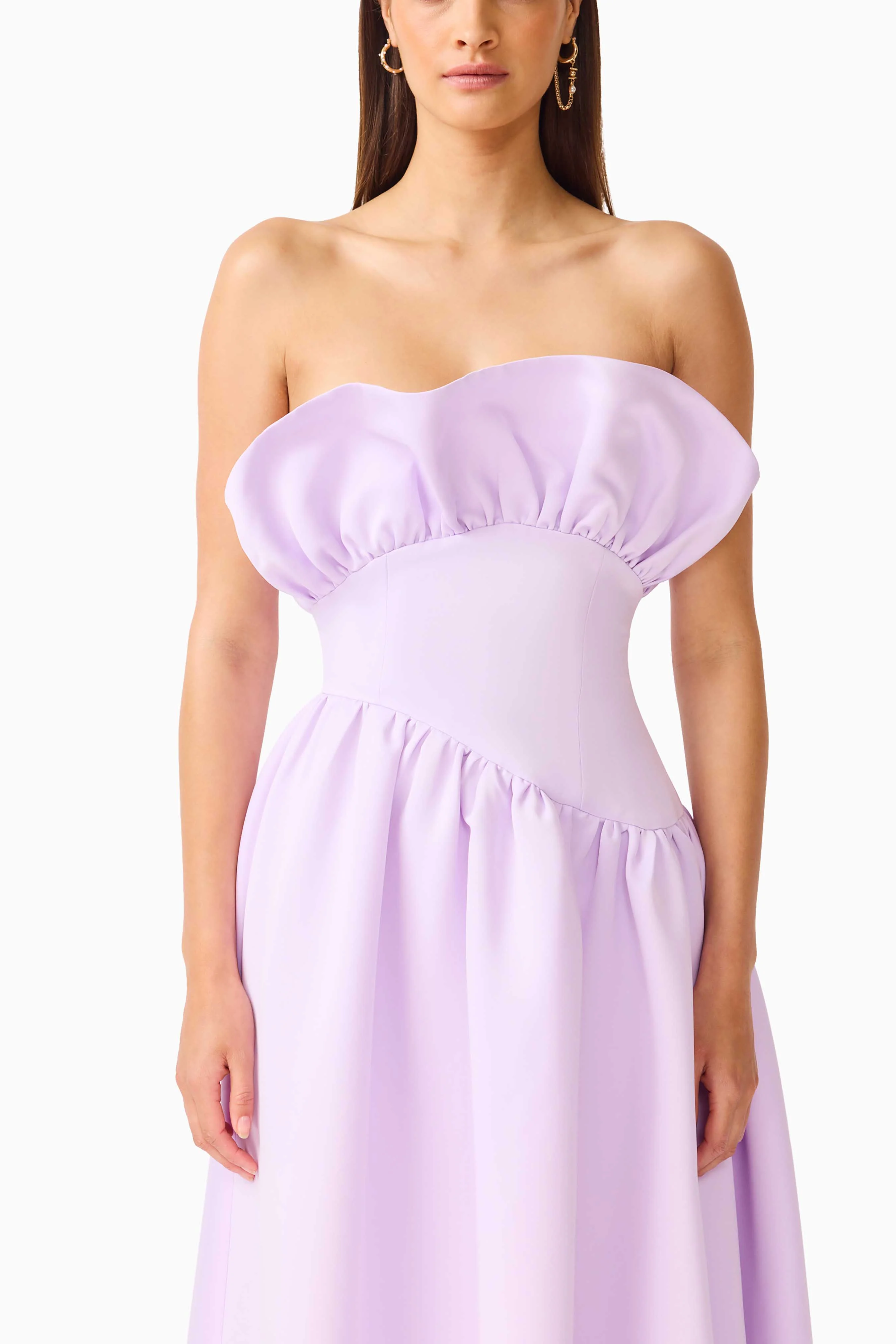 Laurel Sleeveless Maxi Dress in Lilac - Image 2