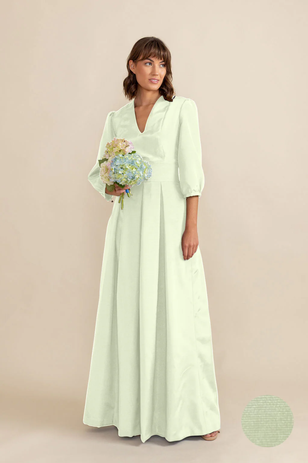 Lola Bodice with Dahlia Skirt in Drapey Bengaline - Image 13