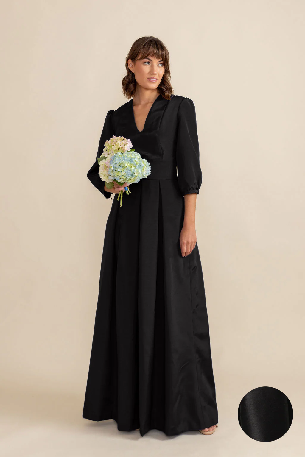 Lola Bodice with Dahlia Skirt in Shantung - Image 19