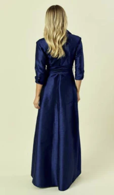 LulaKate Candice Evening Dress in Shantung - Image 3
