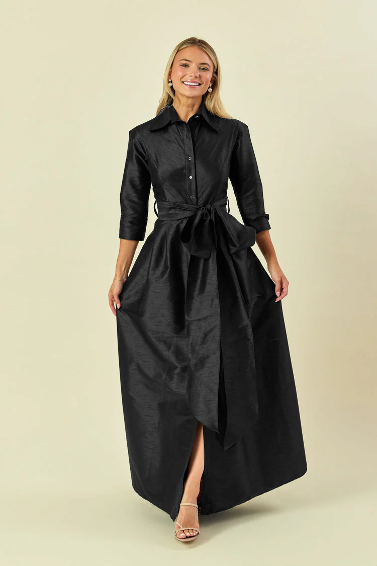 LulaKate Candice Evening Dress in Shantung - Image 4
