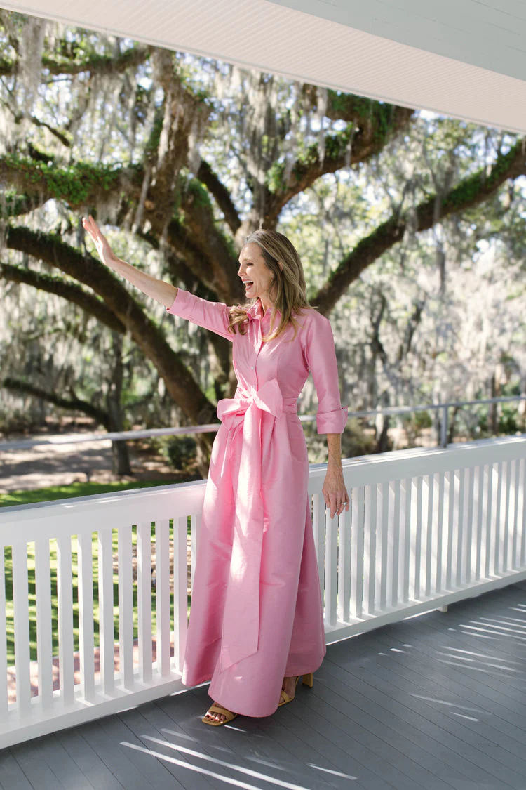LulaKate Candice Evening Dress in Shantung - Image 7