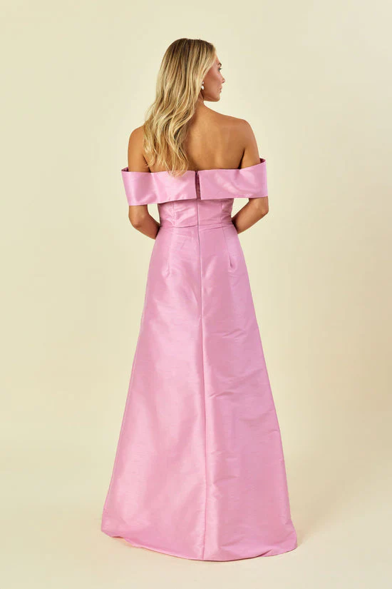 LulaKate Christy Evening Dress in Shantung - Image 2