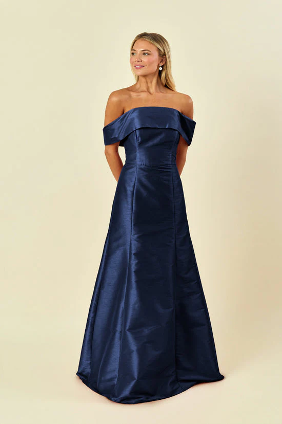 LulaKate Christy Evening Dress in Shantung - Image 4