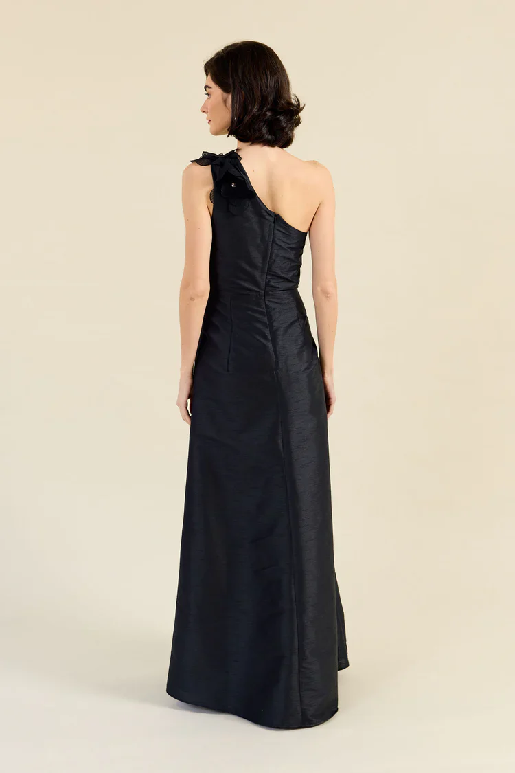 LulaKate Kirsten Dress in Shantung - Image 7