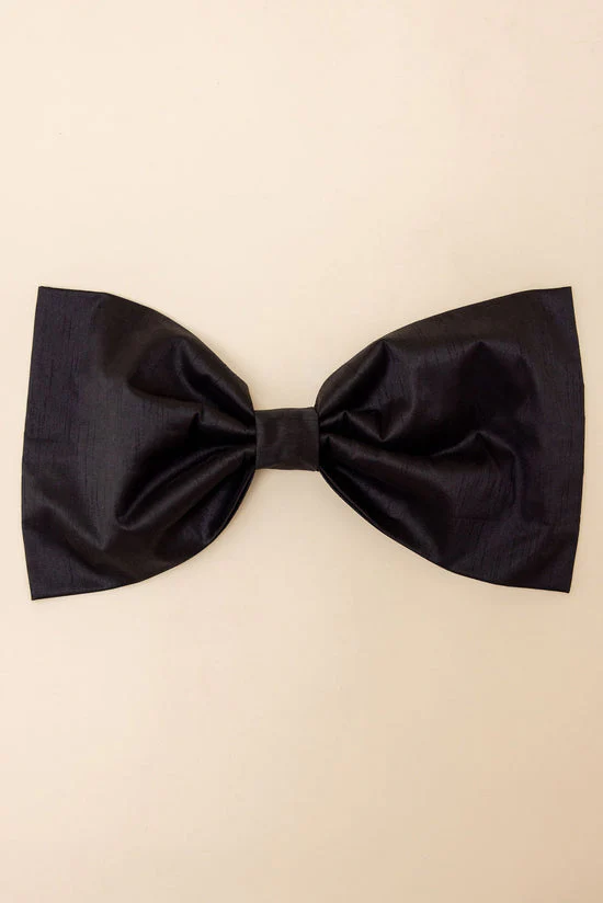 LulaKate Large Detachable Bow in Faille - Image 4
