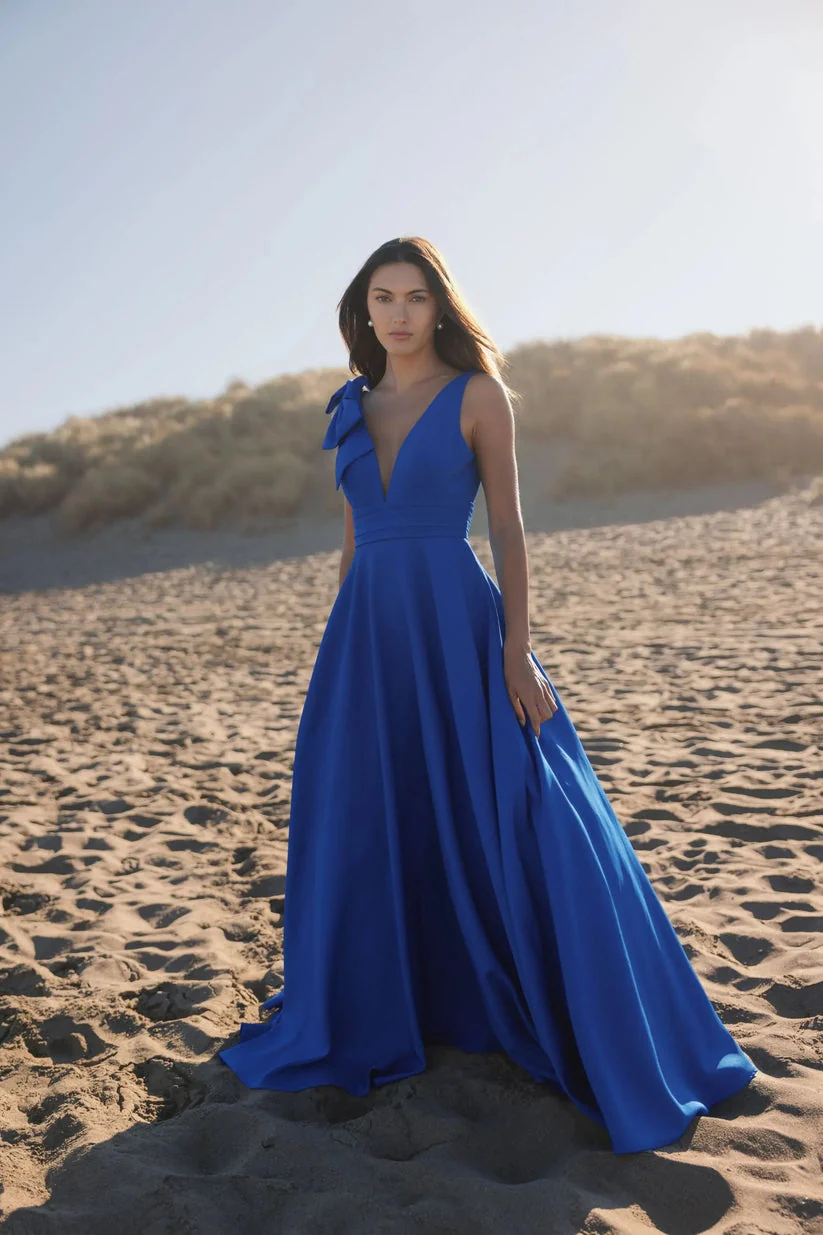 Mac Duggal Dress 49972 in Cobalt - Image 4