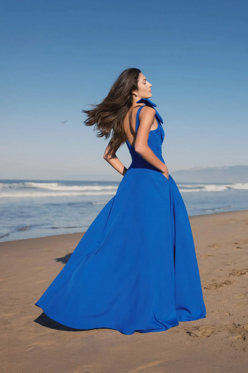 Mac Duggal Dress 49972 in Cobalt - Image 6