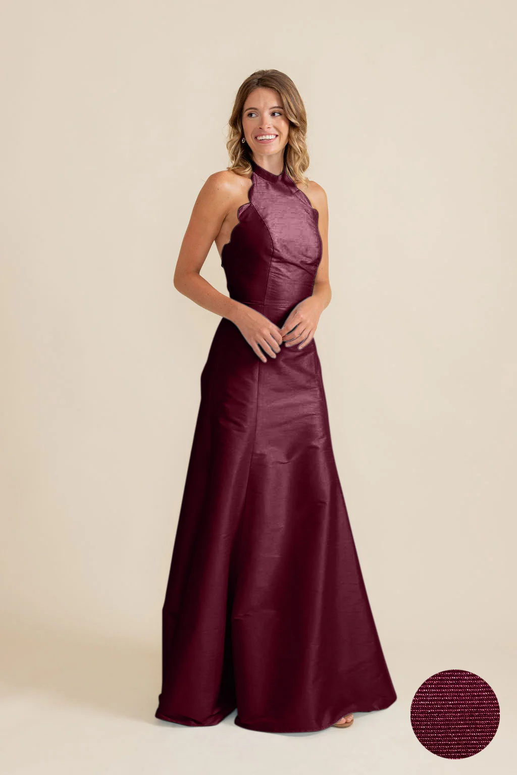 Margot Bodice with Trumpet Skirt in Drapey Bengaline - Image 10