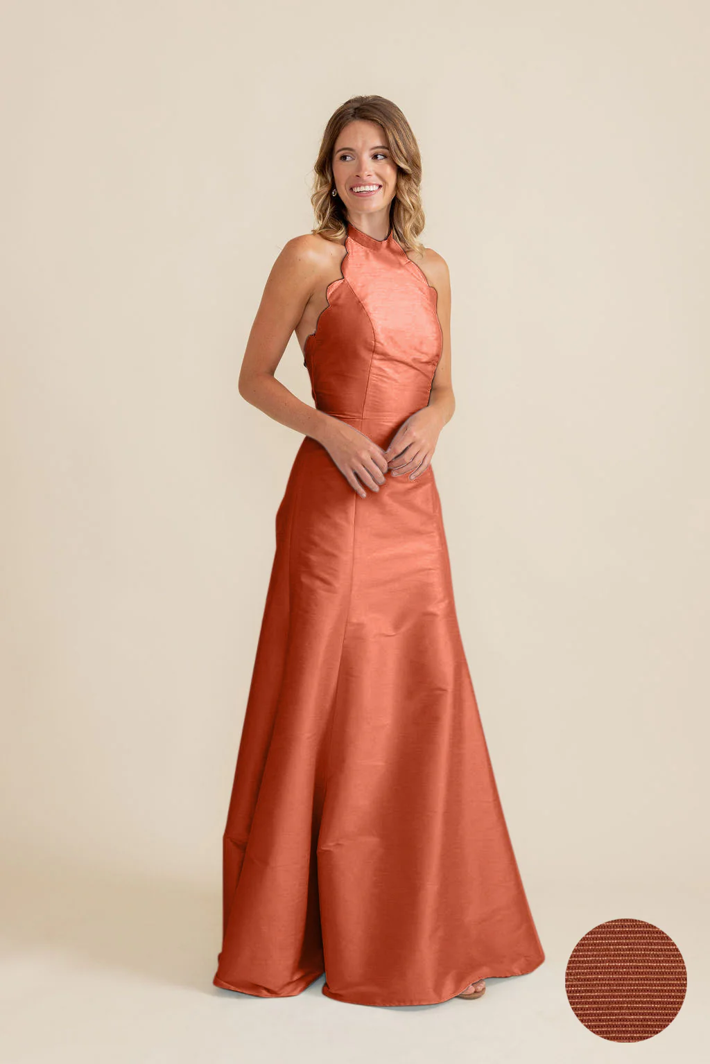 Margot Bodice with Trumpet Skirt in Drapey Bengaline - Image 11