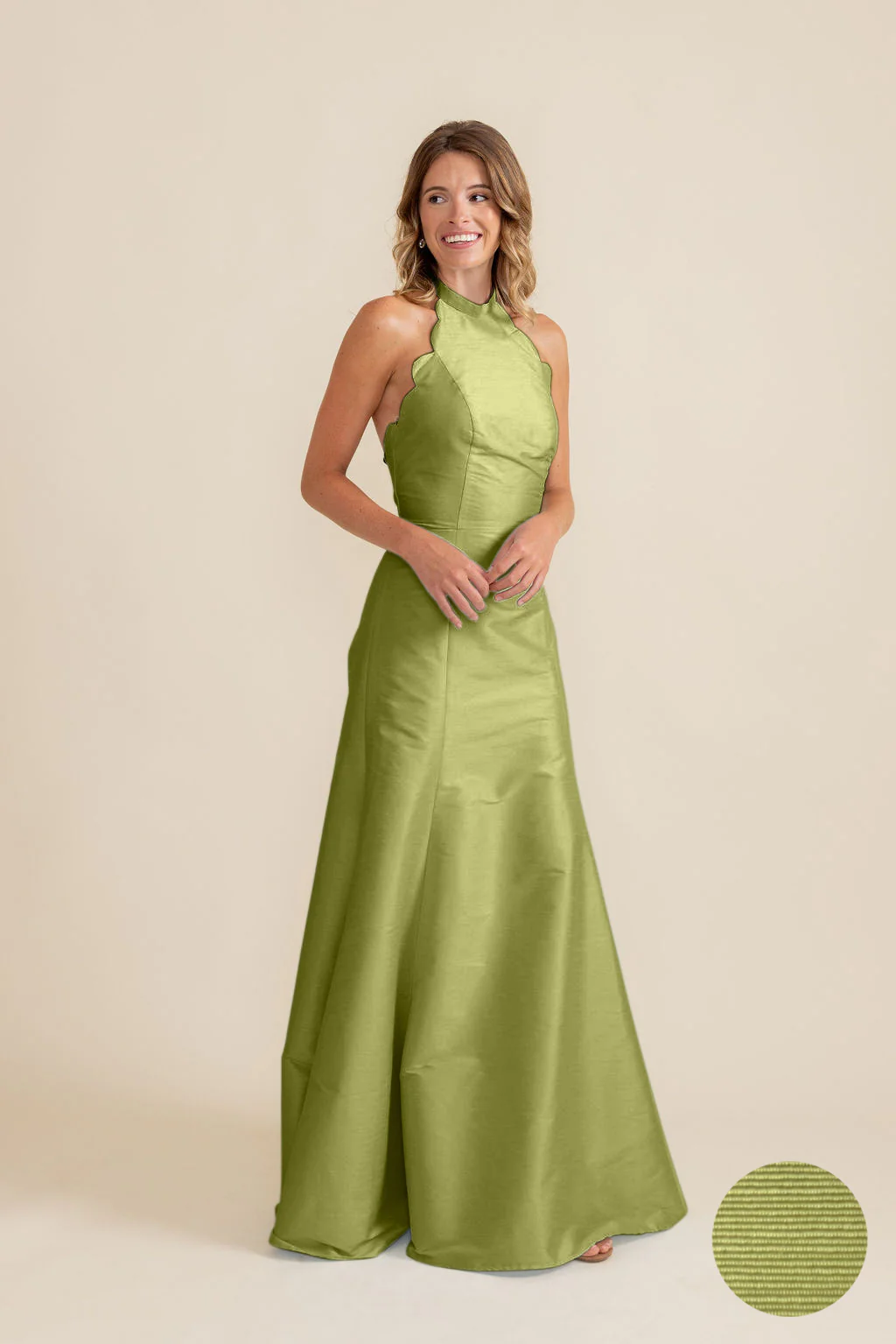 Margot Bodice with Trumpet Skirt in Drapey Bengaline - Image 12