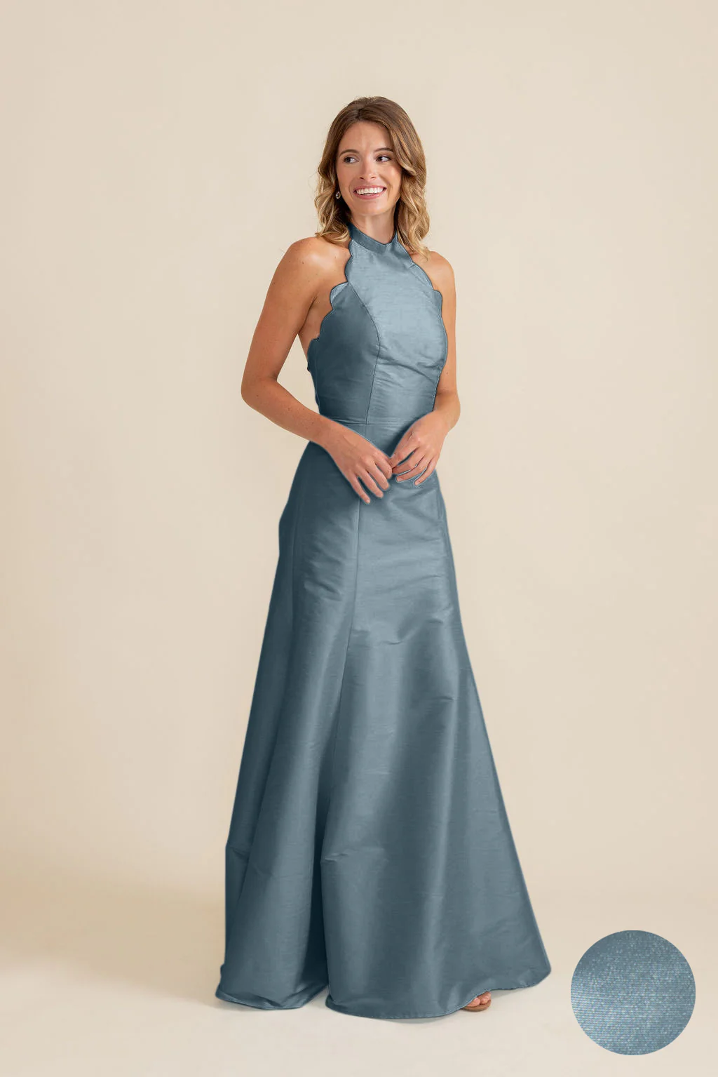Margot Bodice with Trumpet Skirt in Drapey Bengaline - Image 14