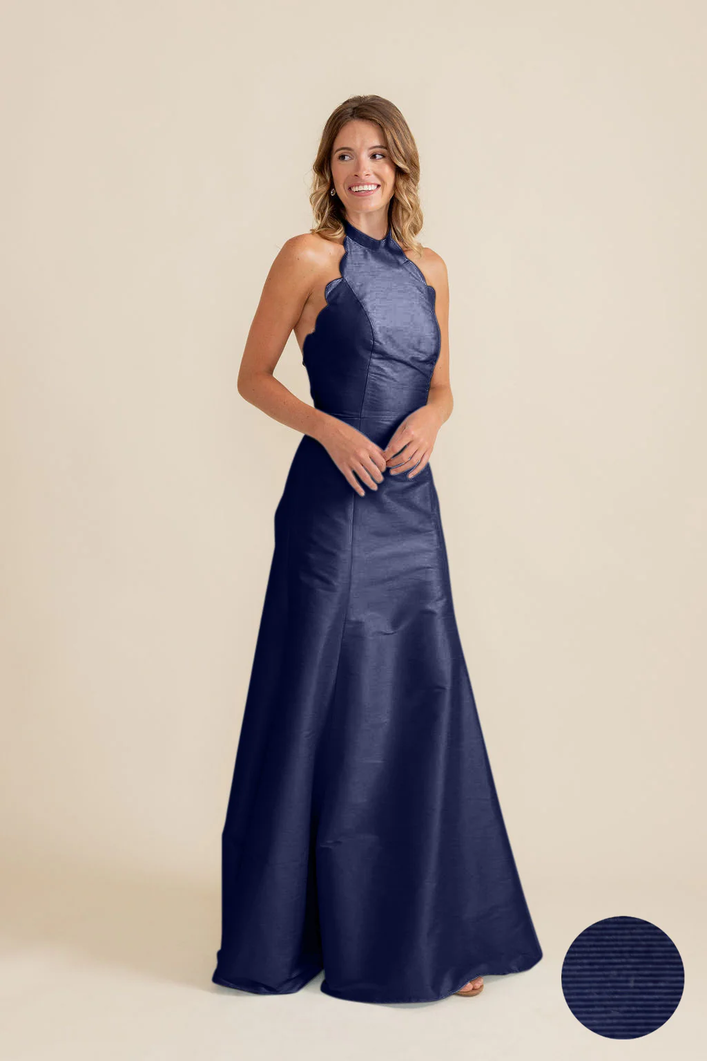 Margot Bodice with Trumpet Skirt in Drapey Bengaline - Image 15