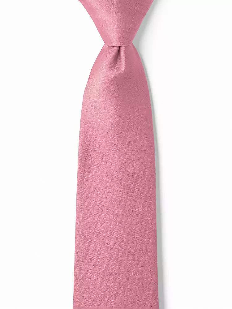 MATTE SATIN BOYS 14" ZIP NECKTIE BY AFTER SIX K115 - Image 3