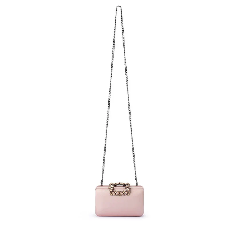 Olga Berg Margalit Crystal Lock Clutch - Image 2