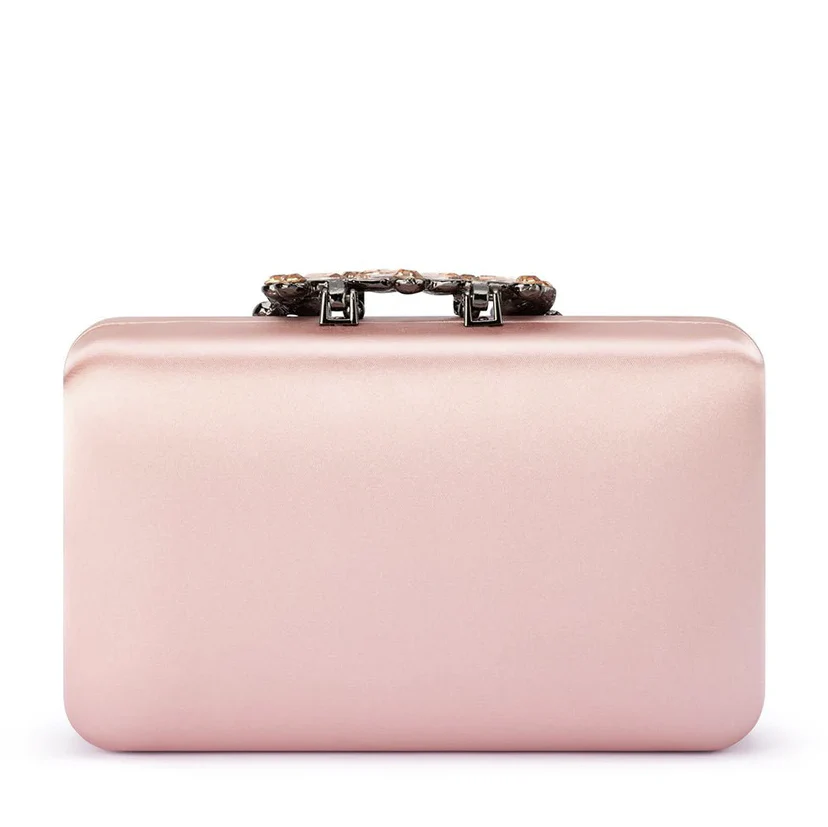 Olga Berg Margalit Crystal Lock Clutch - Image 3