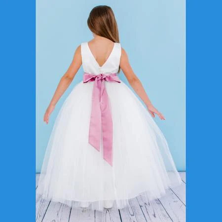 Rosebud Fashions Flower Girl Dress Style 5123 - Image 2