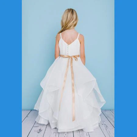 Rosebud Fashions Flower Girl Dress Style 5132 - Image 2