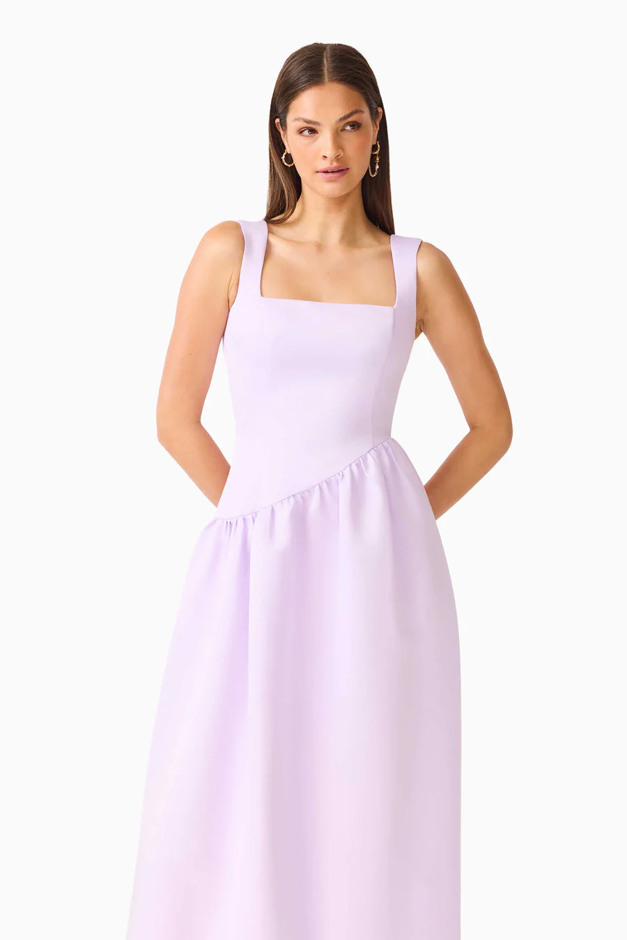 Ruelle A-Line Maxi Dress in Lilac - Image 6