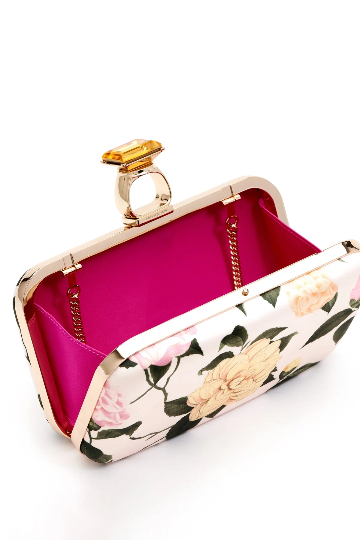 On the Rocks Clutch - Pink Lemonade Bouquet - Image 3