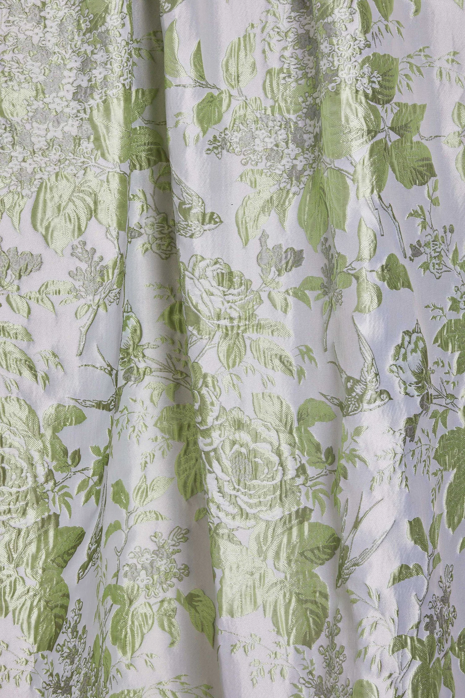 Harper Bodice with Flute Skirt in Garden Flora Jacquard - Image 5