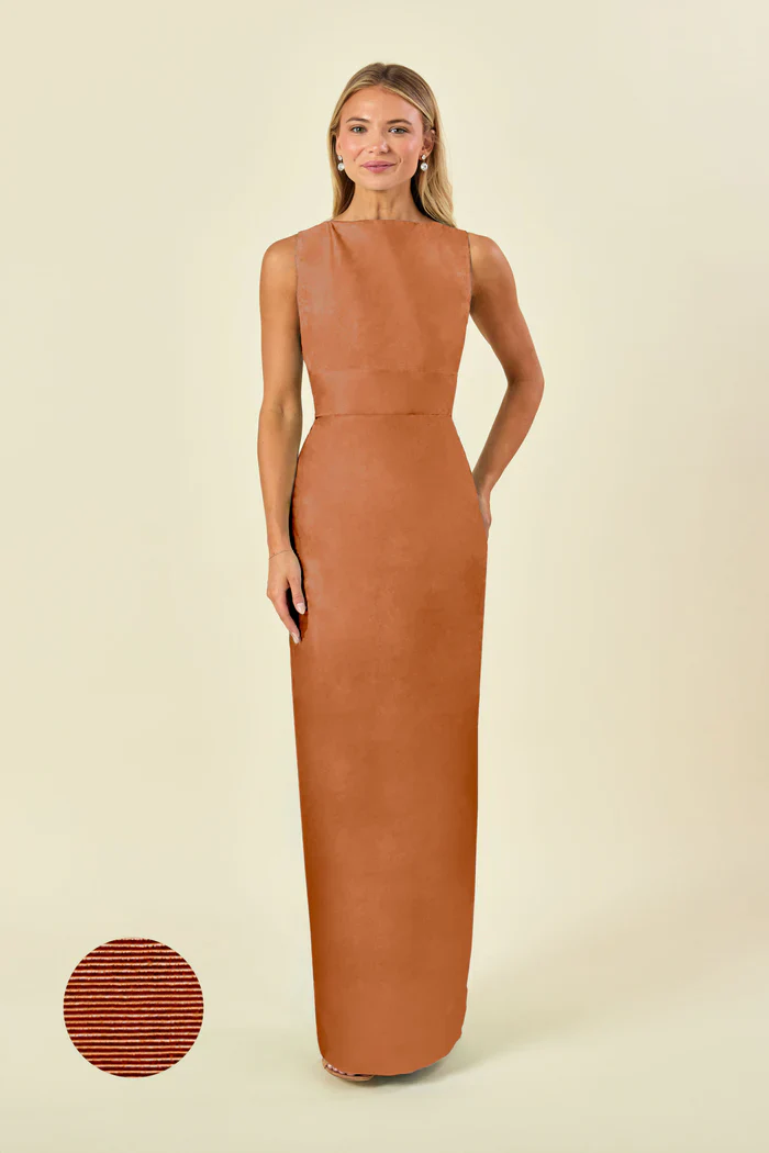 Sabrina Bodice with Straight Skirt in Drapey Bengaline - Image 10
