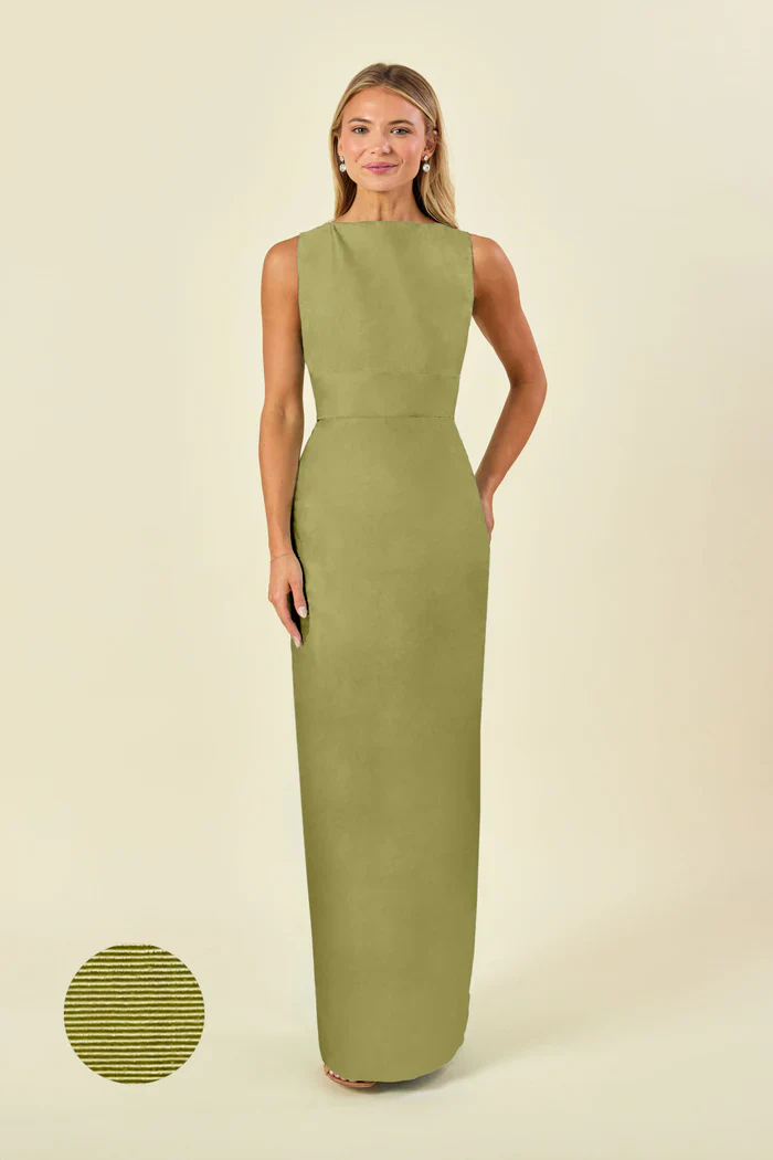 Sabrina Bodice with Straight Skirt in Drapey Bengaline - Image 11