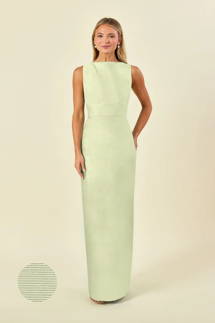 Sabrina Bodice with Straight Skirt in Drapey Bengaline - Image 12