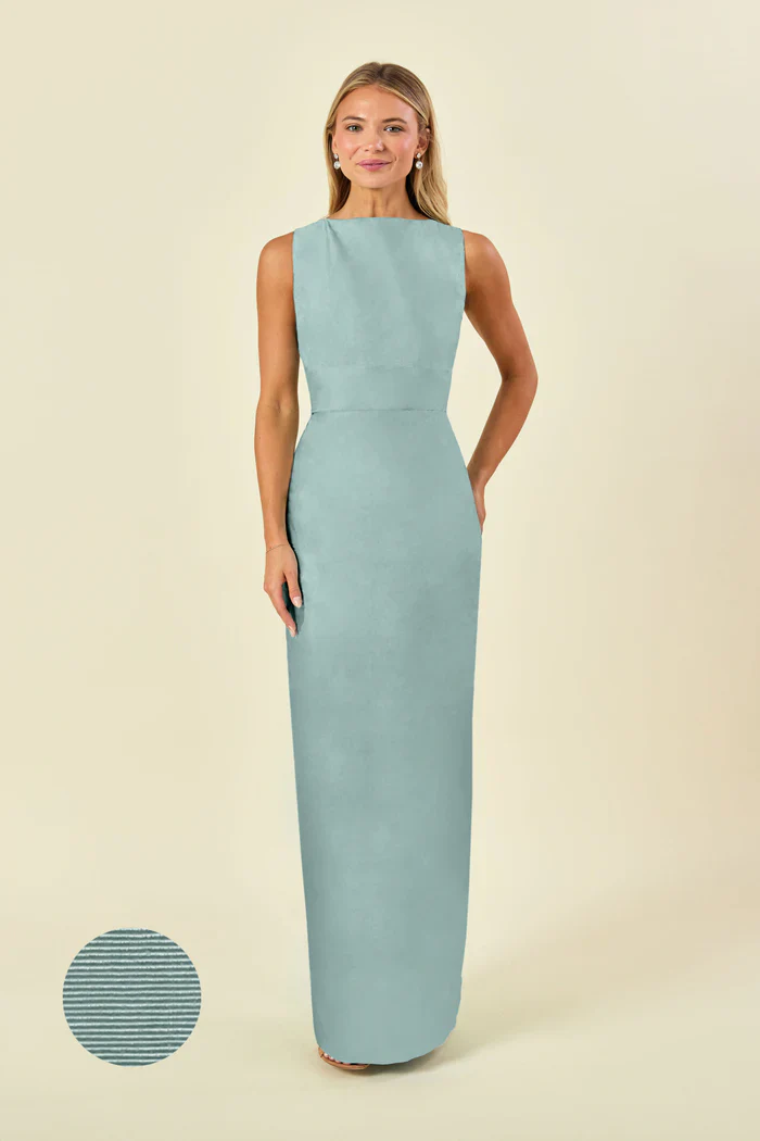 Sabrina Bodice with Straight Skirt in Drapey Bengaline - Image 13