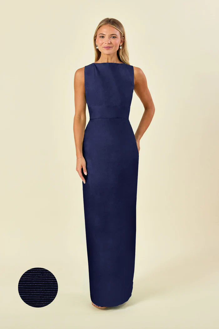 Sabrina Bodice with Straight Skirt in Drapey Bengaline - Image 15