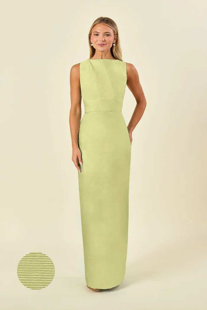 Sabrina Bodice with Straight Skirt in Drapey Bengaline - Image 17
