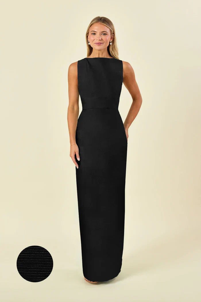 Sabrina Bodice with Straight Skirt in Drapey Bengaline - Image 18