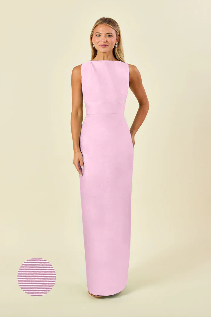 Sabrina Bodice with Straight Skirt in Drapey Bengaline - Image 6