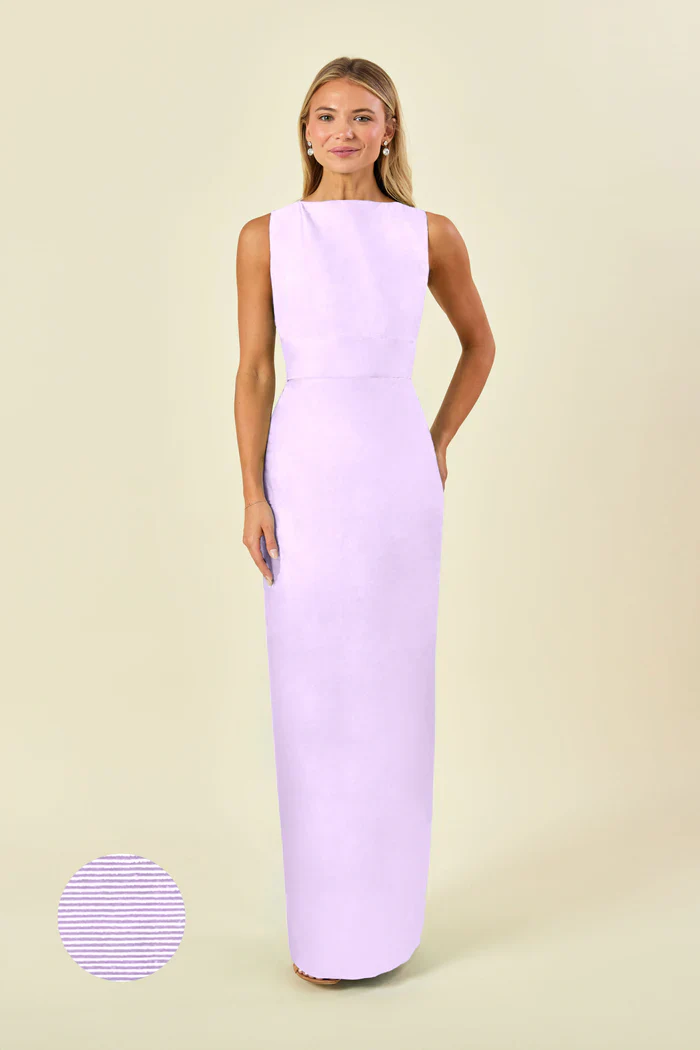 Sabrina Bodice with Straight Skirt in Drapey Bengaline - Image 7