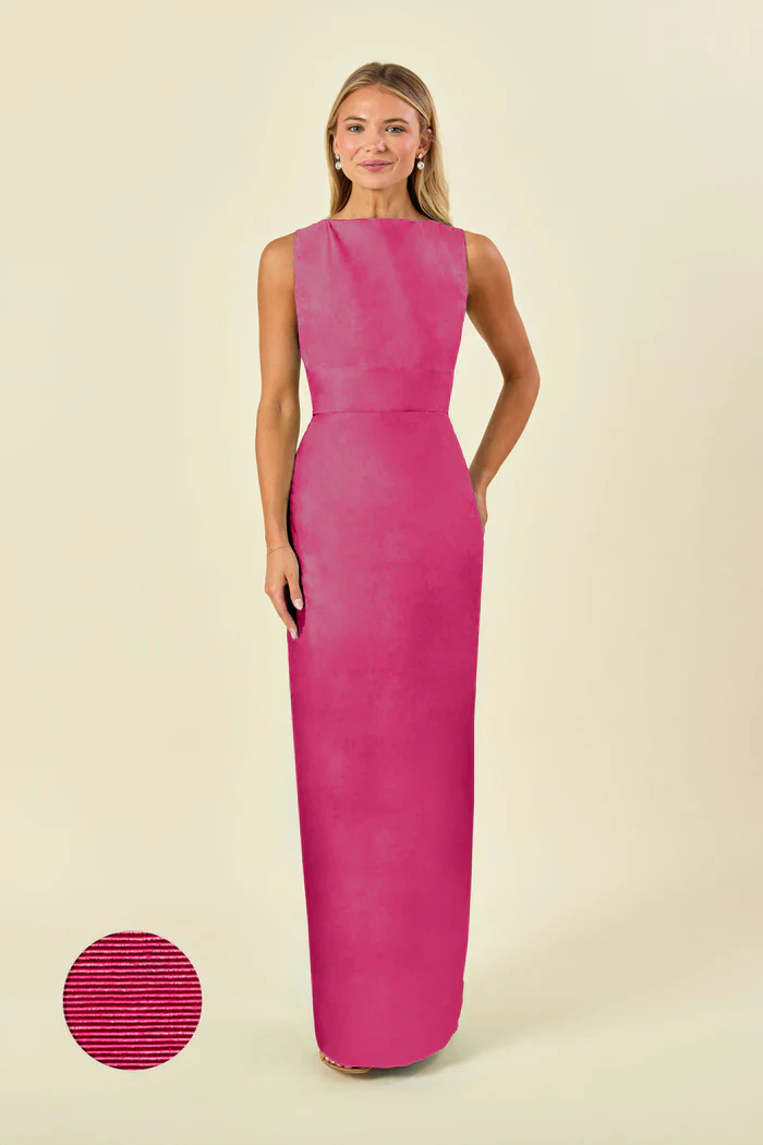 Sabrina Bodice with Straight Skirt in Drapey Bengaline - Image 8