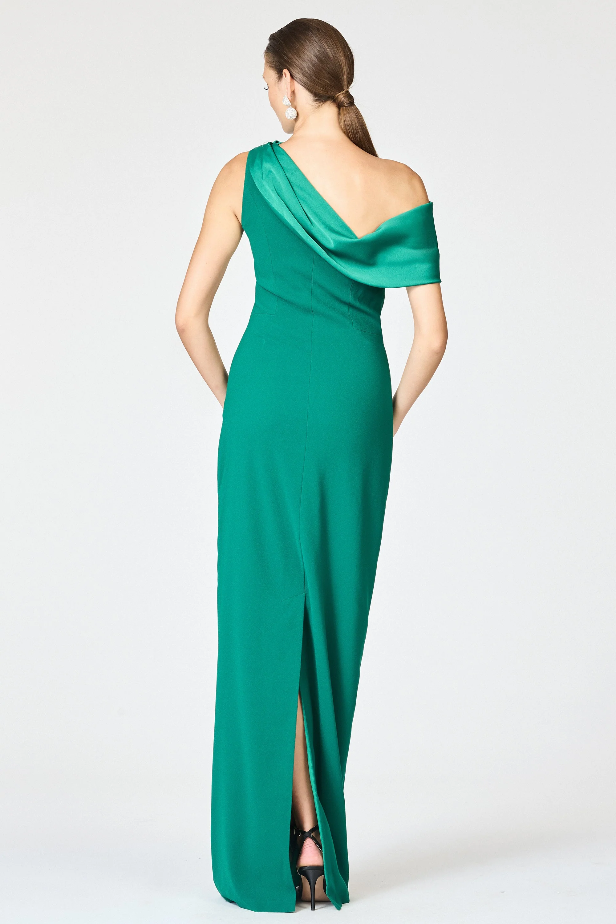 Sachin & Babi Angelina Gown in Emerald - Image 3