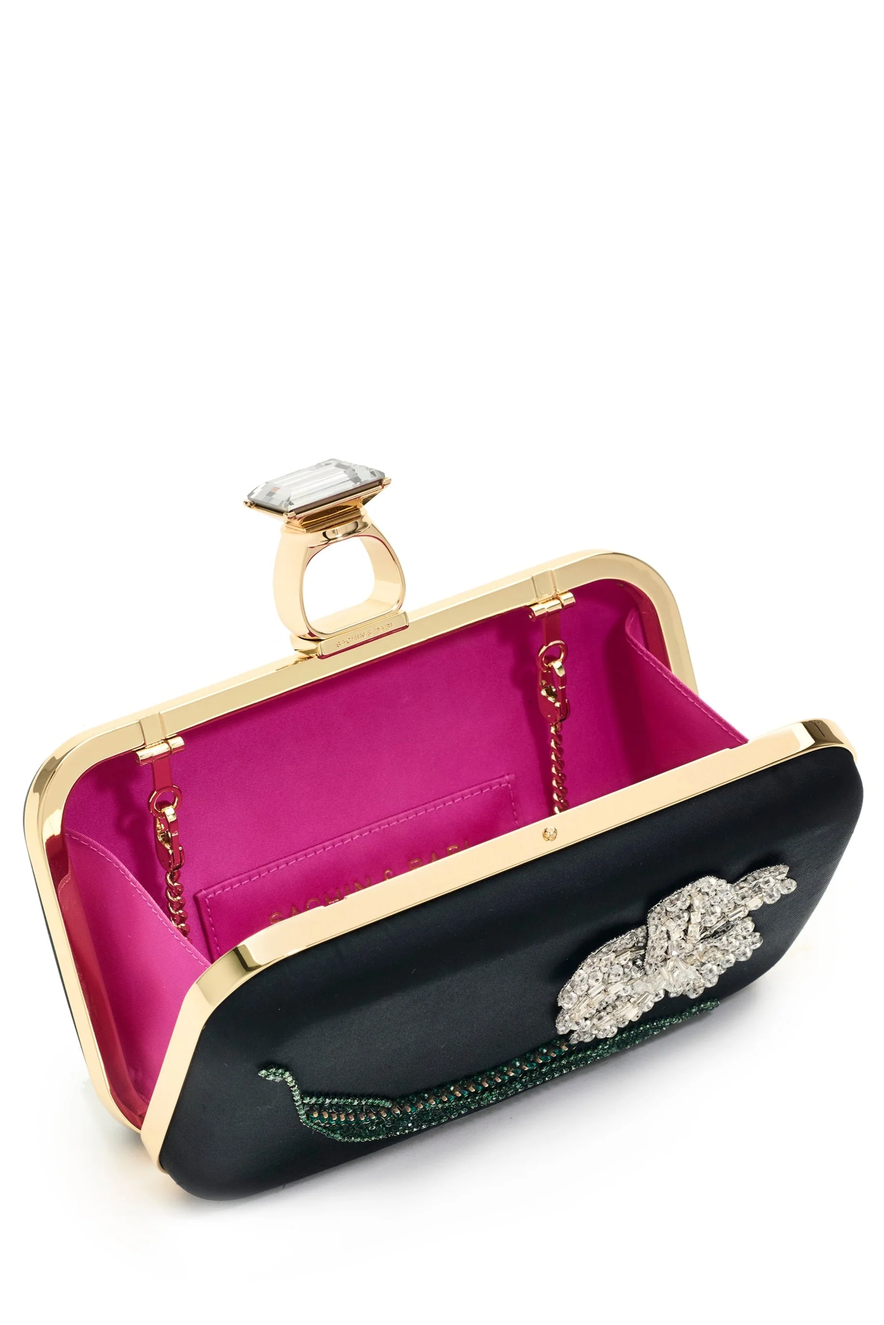 Sachin & Babi On The Rocks Clutch in Black - Image 5