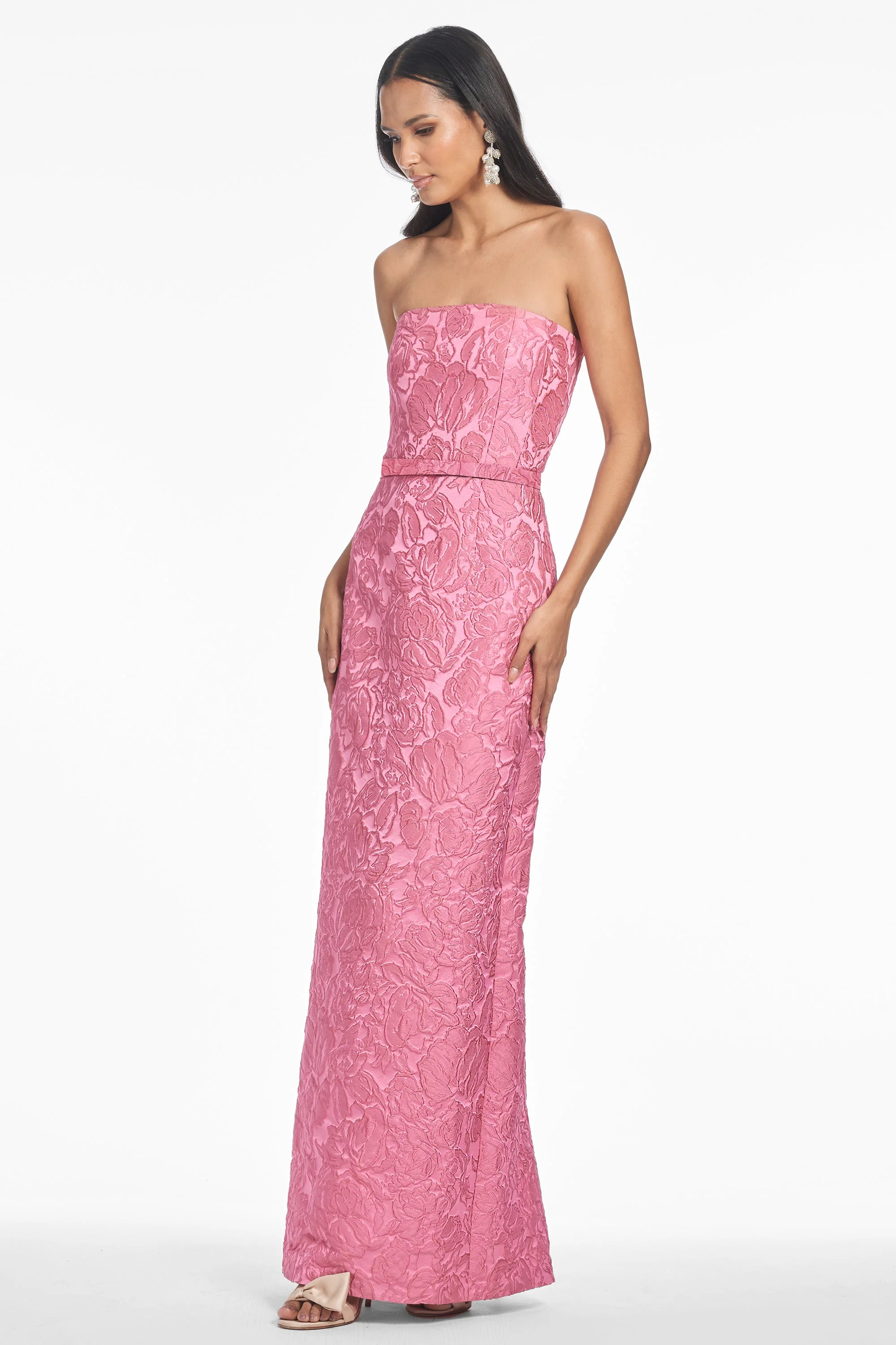 Sachin & Babi Sophia Gown in Rose Pink
