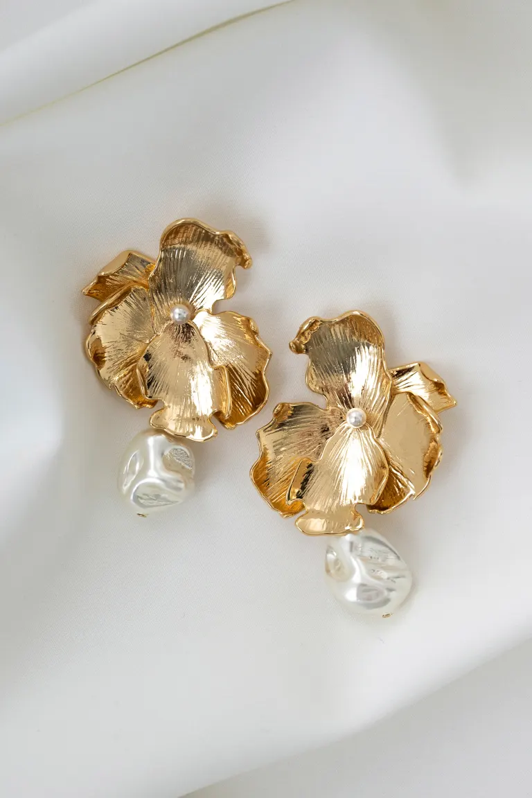 Selah Floral Statement Earring - Image 2