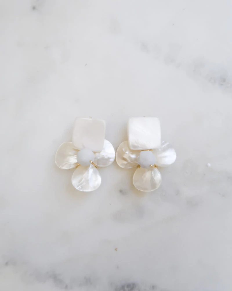 The Louise Earrings in Aquamarine - Image 2