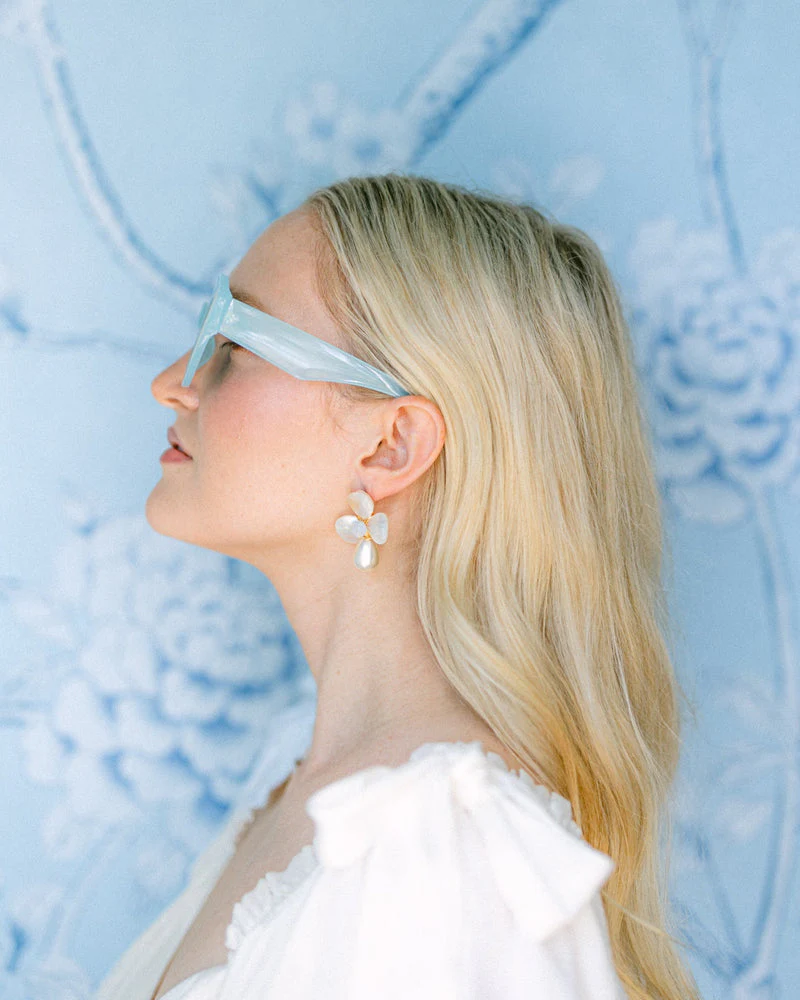 The Matilda Earrings in Aquamarine - Image 2
