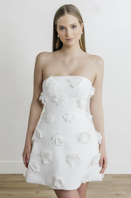 By Watters Little White Dress Corsage 39500 - Image 4