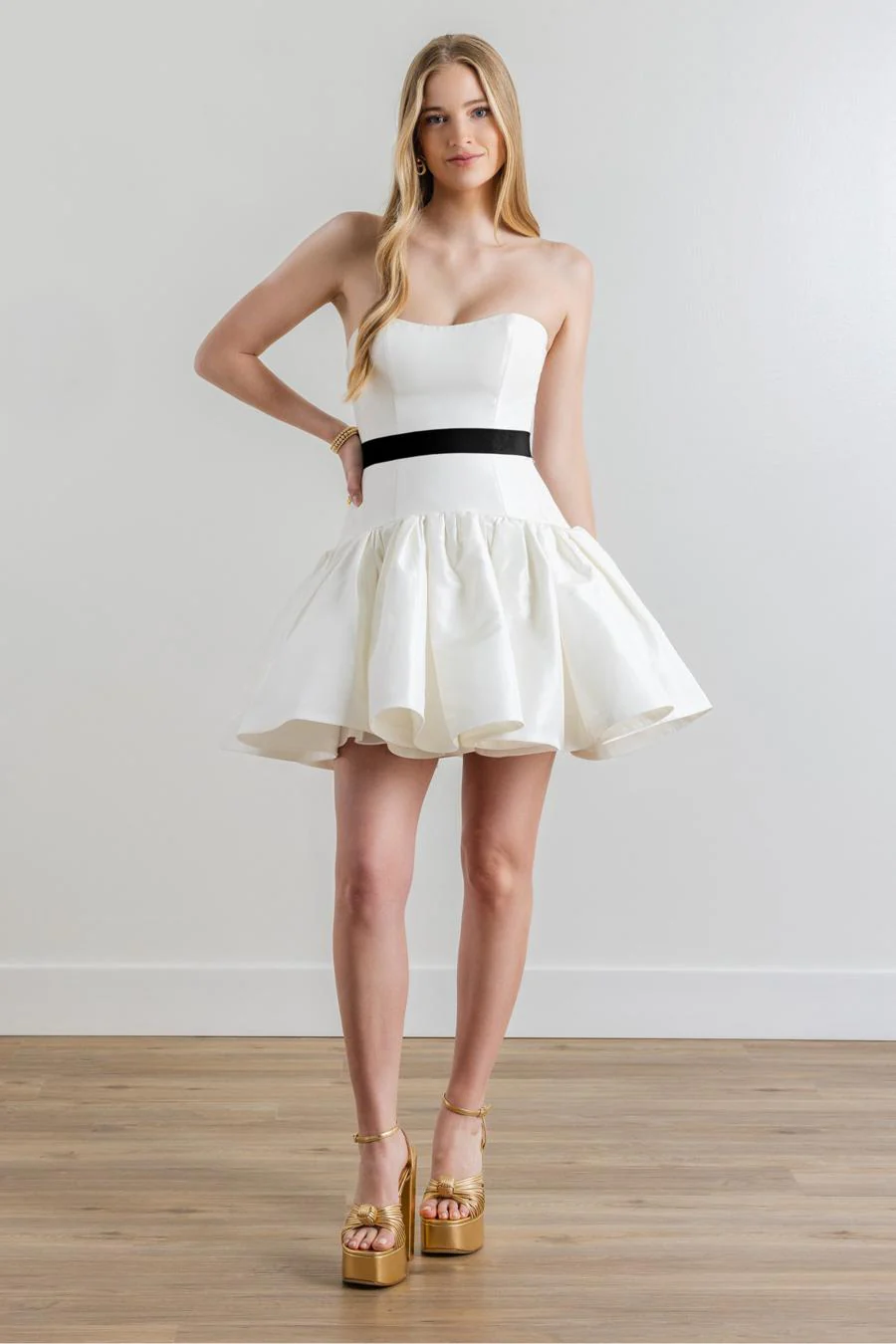 By Watters Little White Dress Leoni 39323