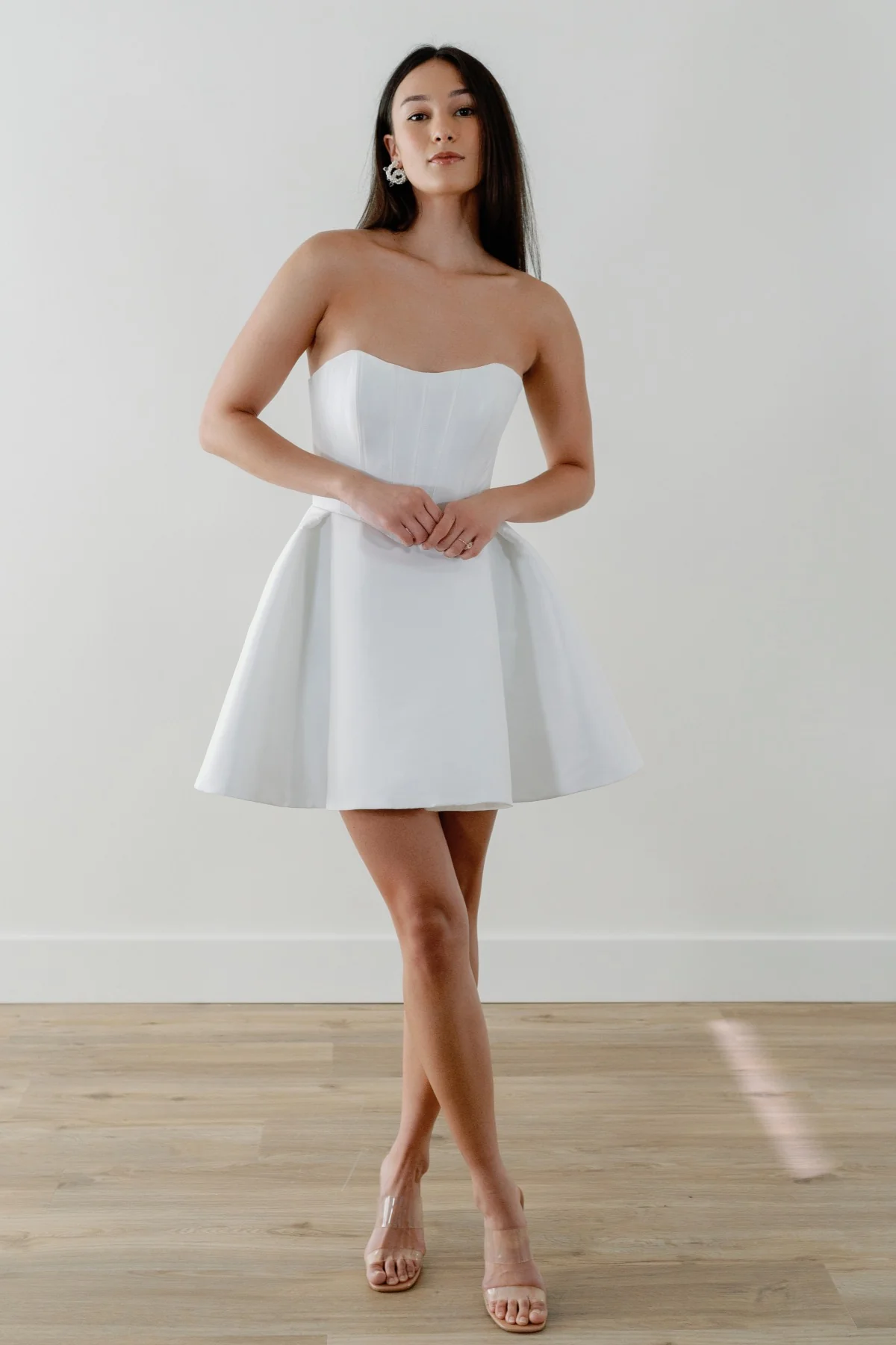 By Watters Little White Dress Style Epic 38301 - Image 5