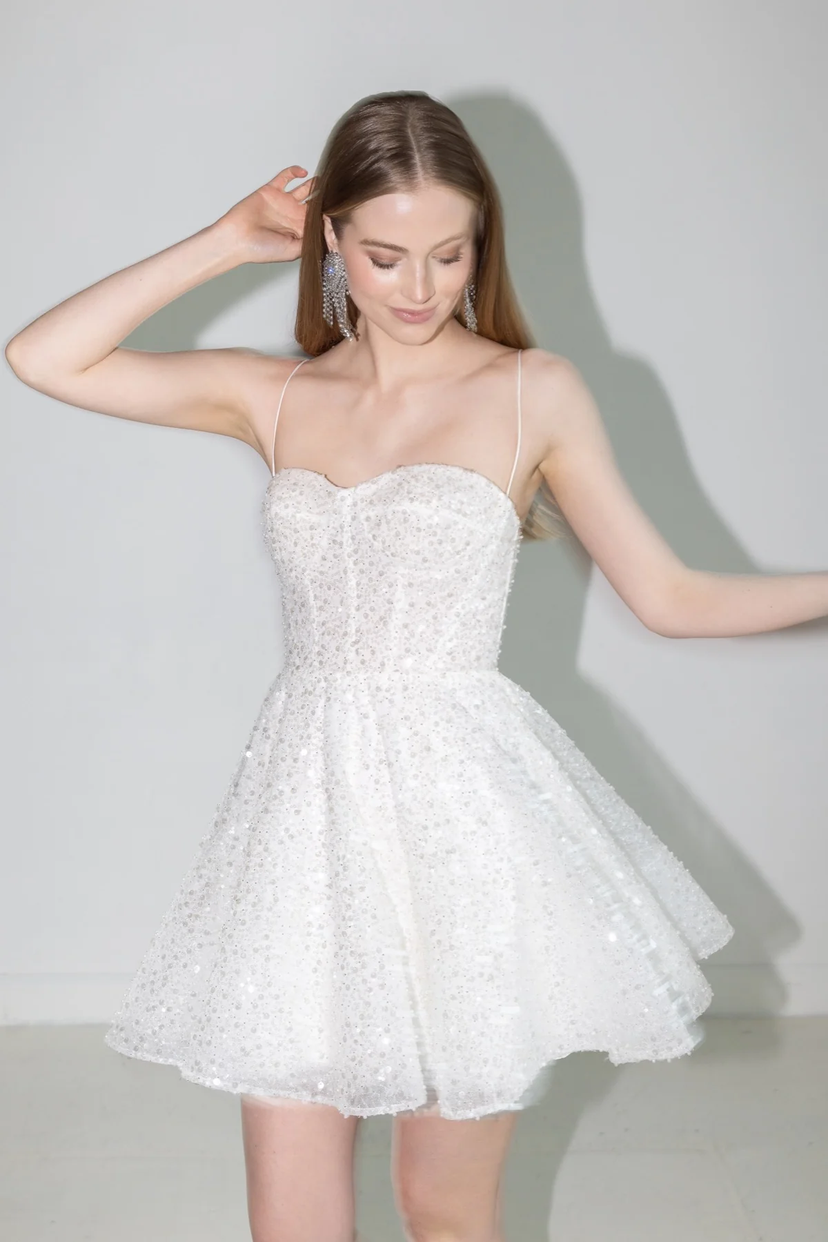 By Watters Little White Dress Palmier 35401 - Image 4