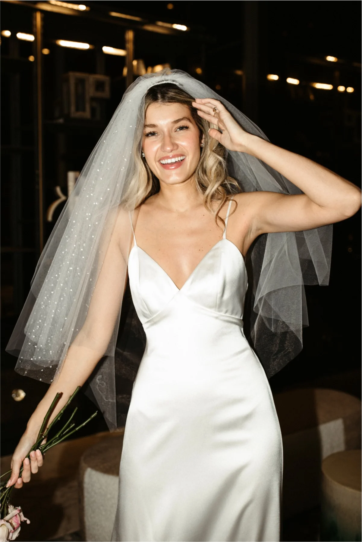 By Watters Little White Dress Wess 33011 - Image 4